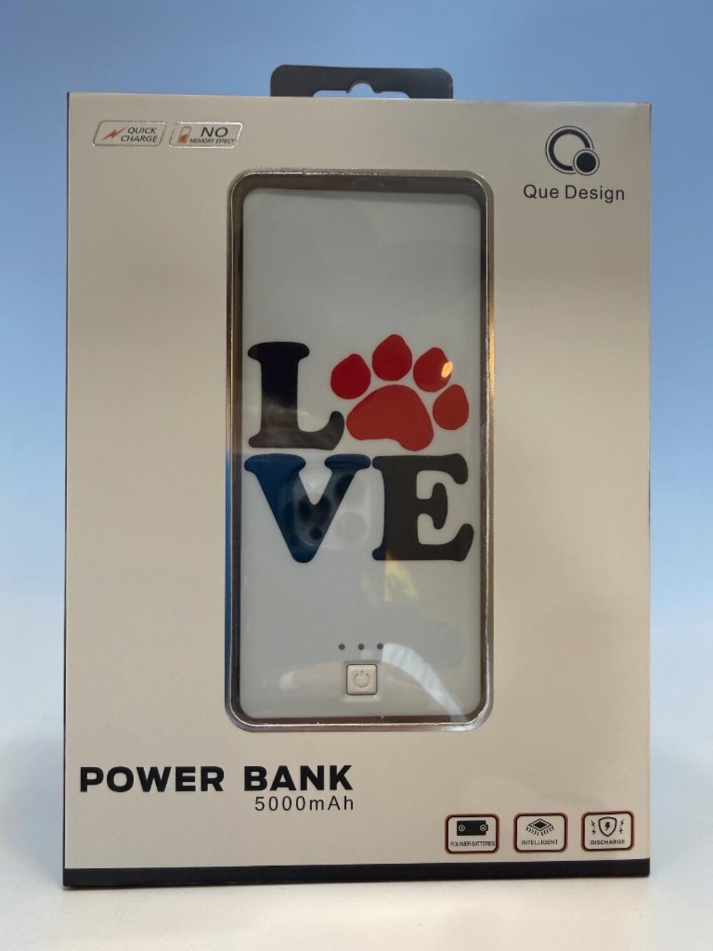 Que Design Power Bank 5000mAh - NEW